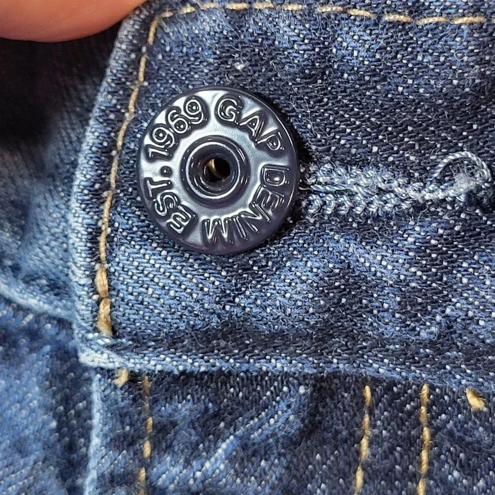 Baby Gap 1969‎ Boys 5 Pocket Union Jack Blue Jean England Patch 3 Year *FLAW